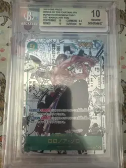 Roronoa Zoro Manga Alt Art BGS 10 OP06-118 Wings of the Captain One Piece JPN - Image 1
