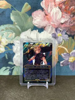 Cloud, Ex-SOLDIER - Surge Foil - Borderless - MTG Commander: FINAL FANTASY - Image 3