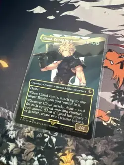 Cloud, Ex-SOLDIER (Borderless) (Surge Foil) M0210 Commander: Final Fantasy Foil - Image 3