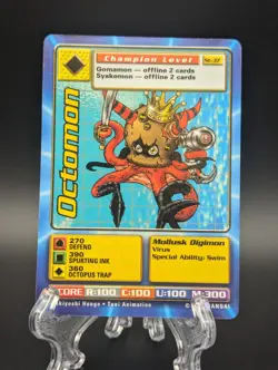 Octomon St-37 Digimon Digi Battle Digital Monsters Series 1 Bandai 1999 - Image 1