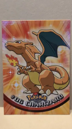 Pokemon TCG Charizard 06 Topps Black Label TV Animation Edition NM Non-Holo - Image 1