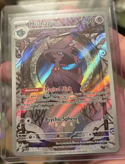 Pokemon TCG Mismagius Illustration Rare Sv02 Paldea Evolved 212/193 NM Condition - Image 1