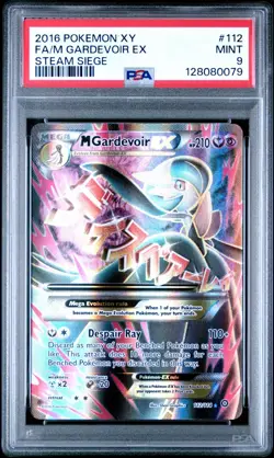 2016 Pokemon XY Full Art M Gardevoir EX Steam Siege PSA 9 Mint 112/114 - Image 1