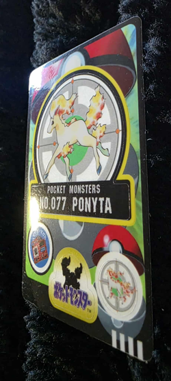 *VINTAGE* 1997 Pocket Monsters Sealdass Ser 1 #077 Ponyta NM/M - Image 2