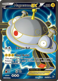 Magnezone EX - 101/106 - Pokemon Flashfire XY Full Art Ultra Rare Card HP - Image 1
