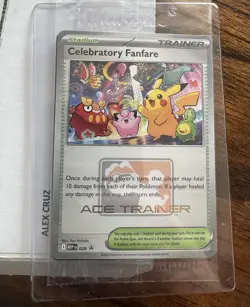 SEALED Celebratory Fanfare NM 2025 Ace Trainer Promo • Pokemon TCG ENG MEP 028 - Image 1