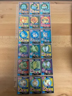 100% Complete 1999 Burger King Pokemon set of 151 cards with Charizard - Image 2