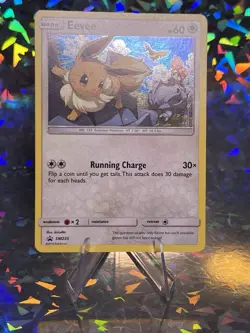 Pokemon Eevee SM235 Black Star Cosmos Promo Holo Card - Image 2