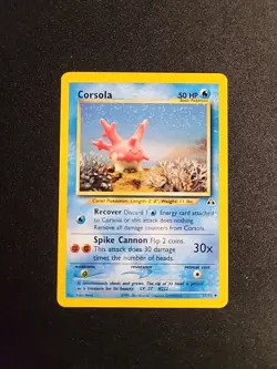 Corsola-Neo Discovery 37/75 Yuka Morii NM Pokemon Card 2001 - Image 1