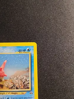 Corsola-Neo Discovery 37/75 Yuka Morii NM Pokemon Card 2001 - Image 3