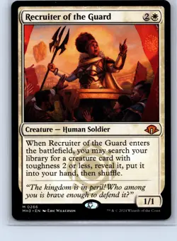 Magic_the_gathering Modern Horizons 3 #266 Recruiter of the Guard .VO4 - Image 1