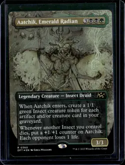 Aatchik, Emerald Radian - 360 - Foil - DFT - NM - MTG Magic the Gathering - Image 1