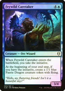 NM Foil Feywild Caretaker, MTG, Baldur's Gate, Magic the Gathering, 69 - Image 1