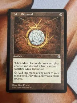 MTG Mox Diamond X4 - LP/NM - Magic: The Gathering: Stronghold - Image 3