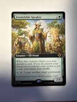 Formidable Speaker (Extended Art) Lorwyn Eclipsed Regular - Image 1