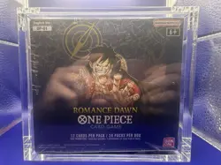 2022 One Piece Romance Dawn Booster Box OP-01 1st Wave English Blue Bottom - Image 1