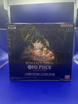 2022 One Piece Romance Dawn Booster Box OP-01 1st Wave English Blue Bottom - Image 2