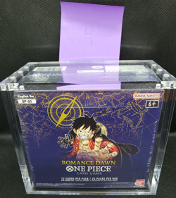 2022 One Piece Romance Dawn Booster Box OP-01 1st Wave English Blue Bottom - Image 1