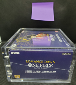 2022 One Piece Romance Dawn Booster Box OP-01 1st Wave English Blue Bottom - Image 3