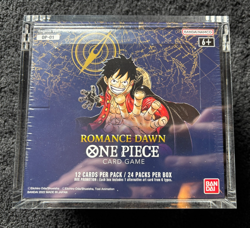 One Piece Romance Dawn Booster Box OP-01 1st Wave English Blue Bottom 2022 MINT - Image 1
