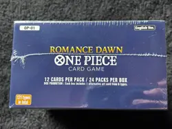 One Piece Romance Dawn Booster Box OP-01 1st Wave English Blue Bottom 2022 MINT - Image 4