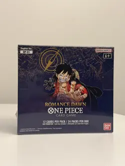 2022 One Piece Romance Dawn Booster Box OP-01 1st Wave English Blue Bottom - Image 3