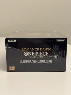 2022 One Piece Romance Dawn Booster Box OP-01 1st Wave English Blue Bottom - Image 5