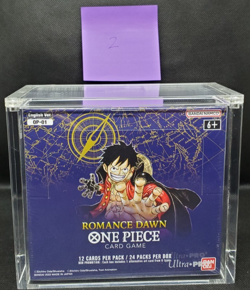 2022 One Piece Romance Dawn Booster Box OP-01 1st Wave English Blue Bottom - Image 1