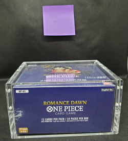 2022 One Piece Romance Dawn Booster Box OP-01 1st Wave English Blue Bottom - Image 3