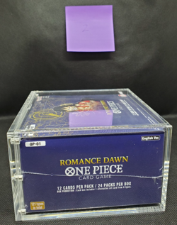 2022 One Piece Romance Dawn Booster Box OP-01 1st Wave English Blue Bottom - Image 4