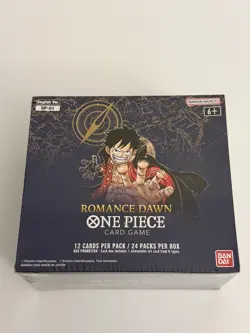 2022 One Piece Romance Dawn Booster Box OP-01 1st Wave English Blue Bottom - Image 1