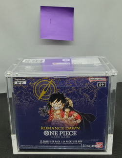 2022 One Piece Romance Dawn Booster Box OP-01 1st Wave English Blue Bottom - Image 1