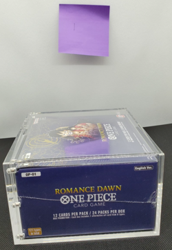 2022 One Piece Romance Dawn Booster Box OP-01 1st Wave English Blue Bottom - Image 4