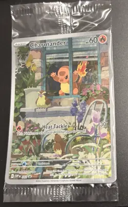 Pokemon Charmander 044 SV Obsidian Flames ETB Black Star Promo Holo SEALED NEW - Image 4