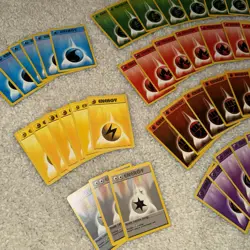 Pokemon Card Lot 175+ Cards Common/Uncommon/star No Holos / Base Set - Image 4