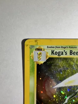 Pokemon TCG Koga's Beedrill Gym Challenge Holo Rare Card 9/132 MP - HP - Image 3