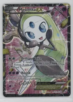 Meloetta EX Pokemon Black & White Legendary Treasures Radiant Collection #RC25 - Image 1