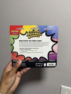 Pokemon Mega Evolutions Ascended Heroes Tech Sticker Collection Gastly Promo - Image 2