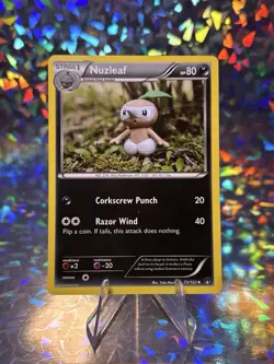 Pokemon TCG Nuzleaf BREAKPoint 72/122 Regular Uncommon - Image 1