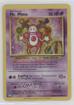 Mr Mime Holo Pokemon TCG Classic Blastoise Deck (CLB) #013 - Image 1