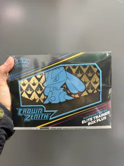 Crown Zenith Pokemon Center Elite Trainer Box Plus ETB - Factory Sealed Mint - Image 1