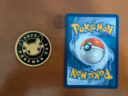 Pikachu 051 /162 Stamped 2026 Pokemon Day 30 Promo TCG With Coin NM - Image 2