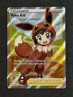 Poke Kid 070/072 Full Art Trainer Shining Fates Pokemon TCG NM/LP - Image 1