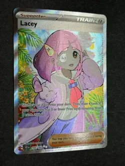 Lacey 166/142 Full Art Trainer Stellar Crown Ultra Rare Pokemon TCG NM/MINT - Image 4