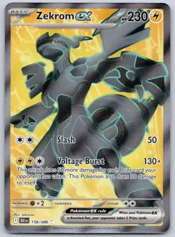 Zekrom ex 158/086 (NM) - SV: Black Bolt - Ultra Rare - Pokemon TCG - Image 1