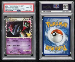 Dragapult (Celebrations Collection) Holo Pokemon Sword & Shield Black Star - Image 3