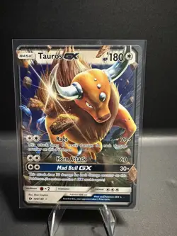 Tauros GX 100/149 Ultra Rare Holo Pokemon 2017 Sun & Moon NM - Image 1