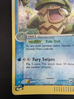 Pokemon TCG 2004 Ludicolo #020 Black Star Promo Holographic - Image 4