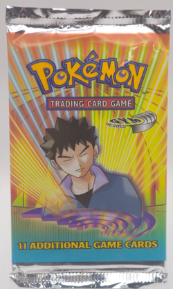 Pokemon Unlimited Gym Heroes 2000 Sealed Pack (Unweighed) Brock Art - Image 1