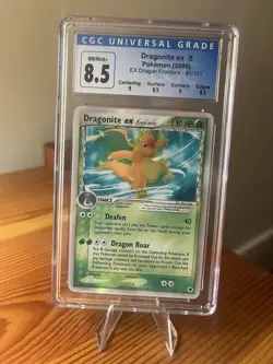 Pokemon Dragonite ex δ Delta Species EX Dragon Frontiers 91/101 CGC 8.5 Holo - Image 1